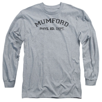 Beverly Hills Cop Mumford Mens Long Sleeve Shirt Athletic Heather Officially Licensed