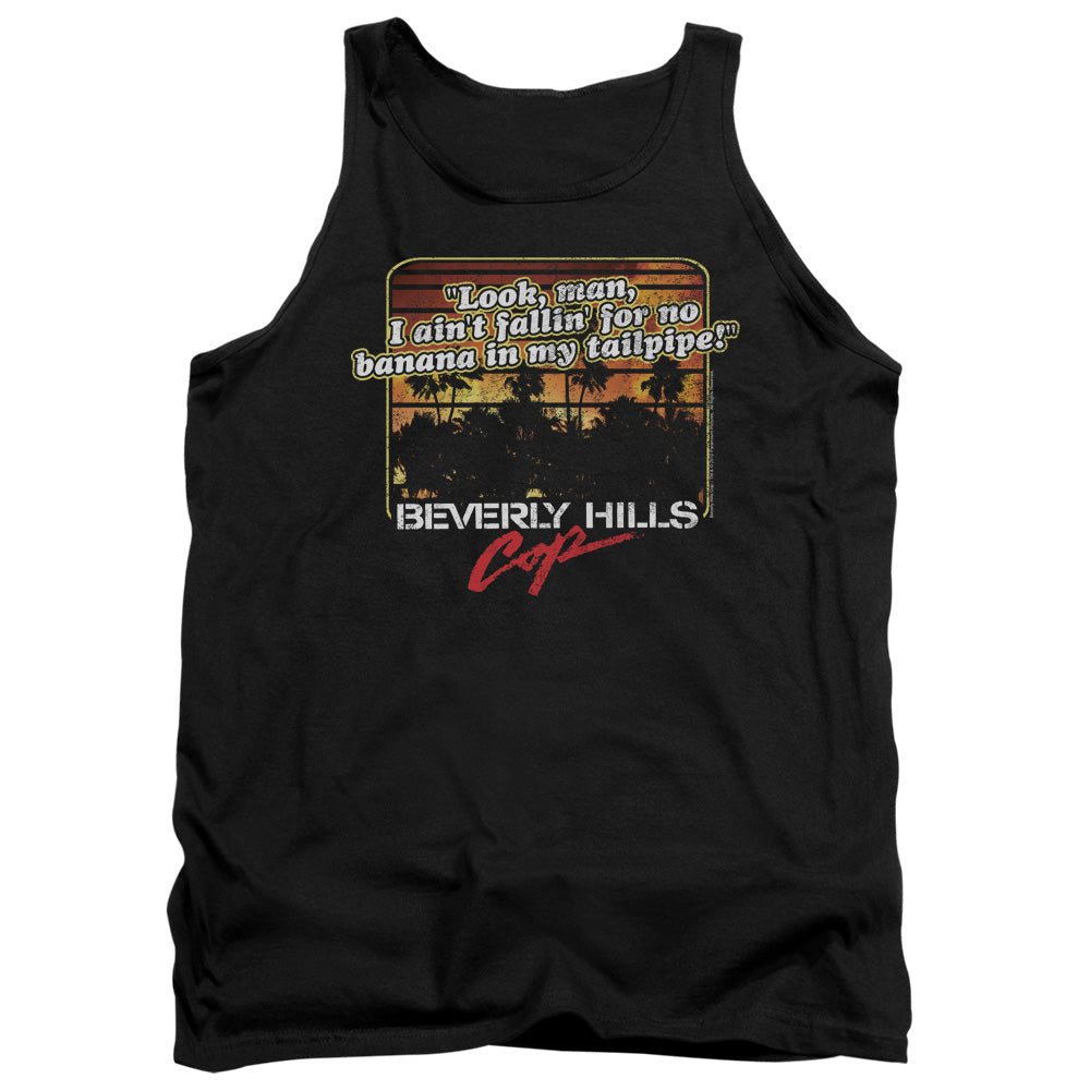 Beverly Hills Cop Banana In My Tailpipe Mens Tank Top Shirt Black