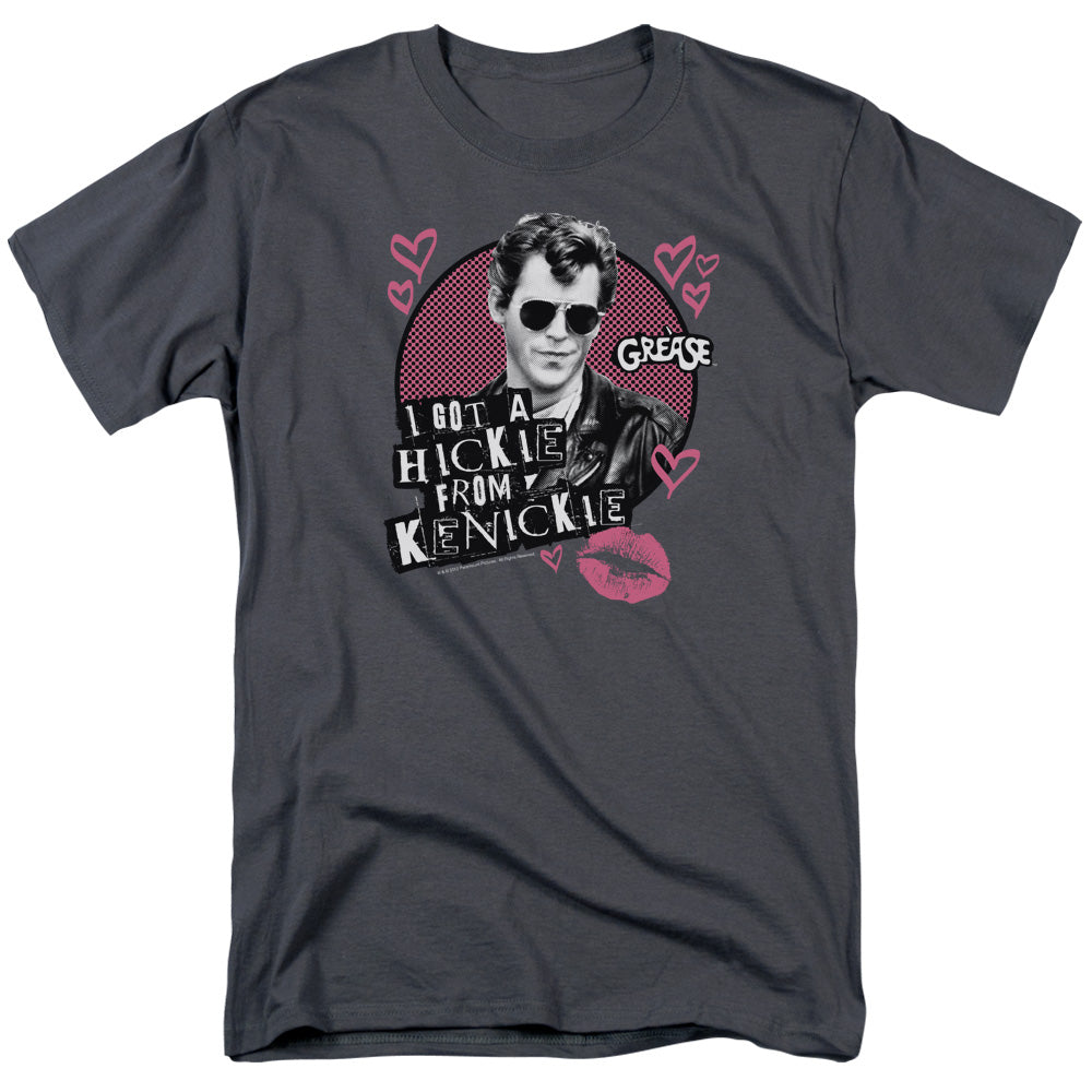 Grease Kenickie Mens T Shirt Charcoal