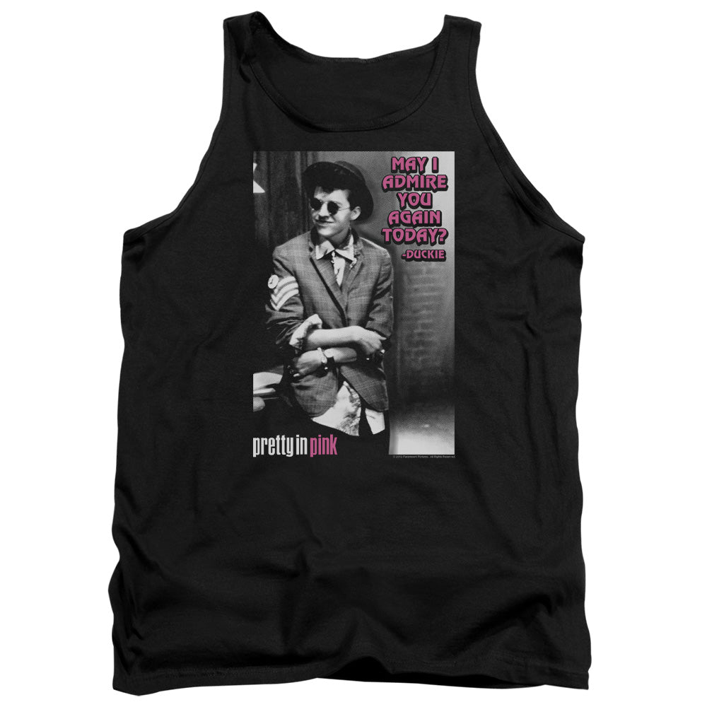 Pretty In Pink Admire Mens Tank Top Shirt Black