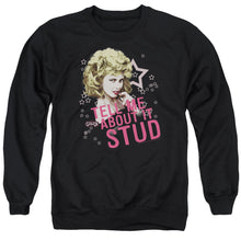 Load image into Gallery viewer, Grease Tell Me About It Stud Mens Crewneck Sweatshirt Black