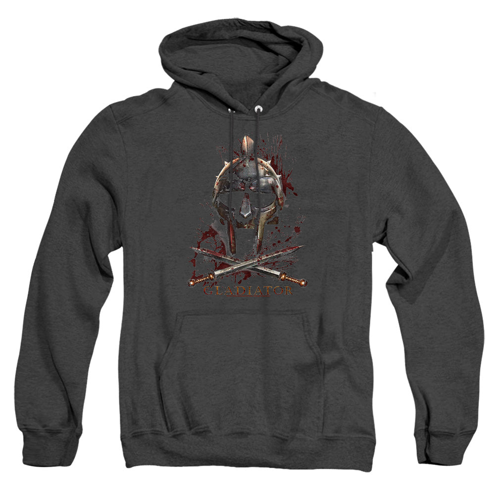 Gladiator Helmet Heather Mens Hoodie Black Officially Licensed