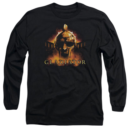 Gladiator My Name Is Mens Long Sleeve Shirt Black Officially Licensed Officially Licensed