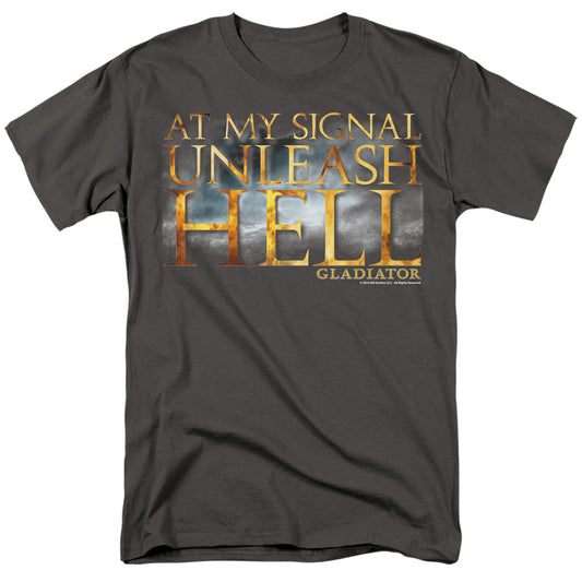 Gladiator Unleash Hell Mens T Shirt Black
