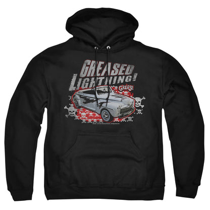 Grease Greased Lightening Mens Hoodie Black Officially Licensed