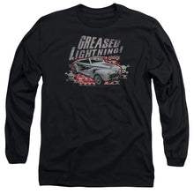 Load image into Gallery viewer, Grease Greased Lightening Mens Long Sleeve Shirt Black