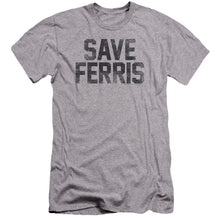Load image into Gallery viewer, Ferris Bueller Save Ferris Premium Bella Canvas Slim Fit Mens T Shirt Athletic Heather