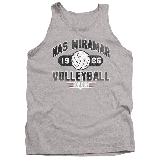 Top Gun Nas Miramar Volleyball Mens Tank Top Shirt Athletic Heather