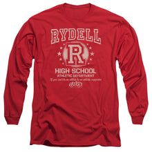 Load image into Gallery viewer, Grease Rydell High Mens Long Sleeve Shirt Red