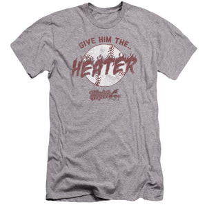 Major League The Heater Premium Bella Canvas Slim Fit Mens T Shirt Athletic Heather
