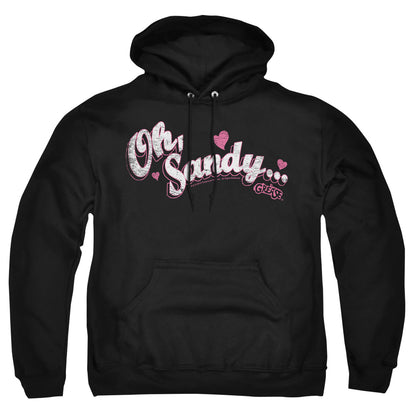 Grease Oh Sandy Mens Hoodie Black Officially Licensed