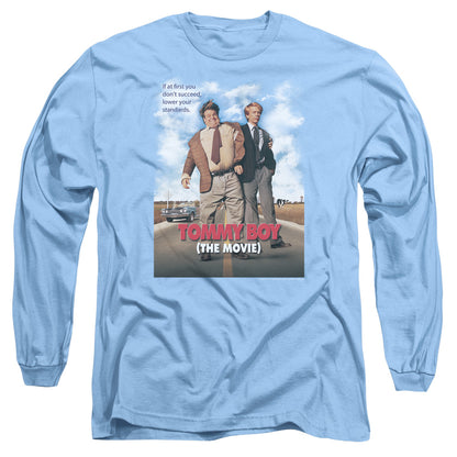 Tommy Boy Movie Poster Mens Long Sleeve Shirt Carolina Blue Officially Licensed
