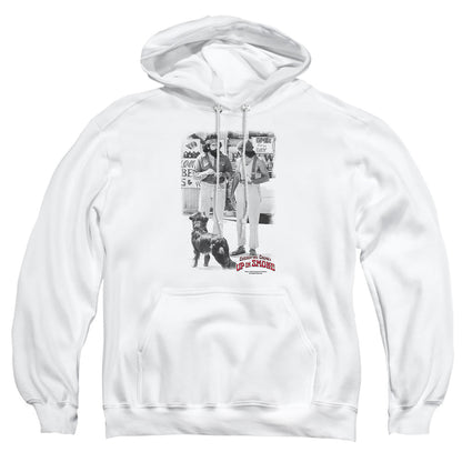 Up In Smoke Square Mens Hoodie White Officially Licensed