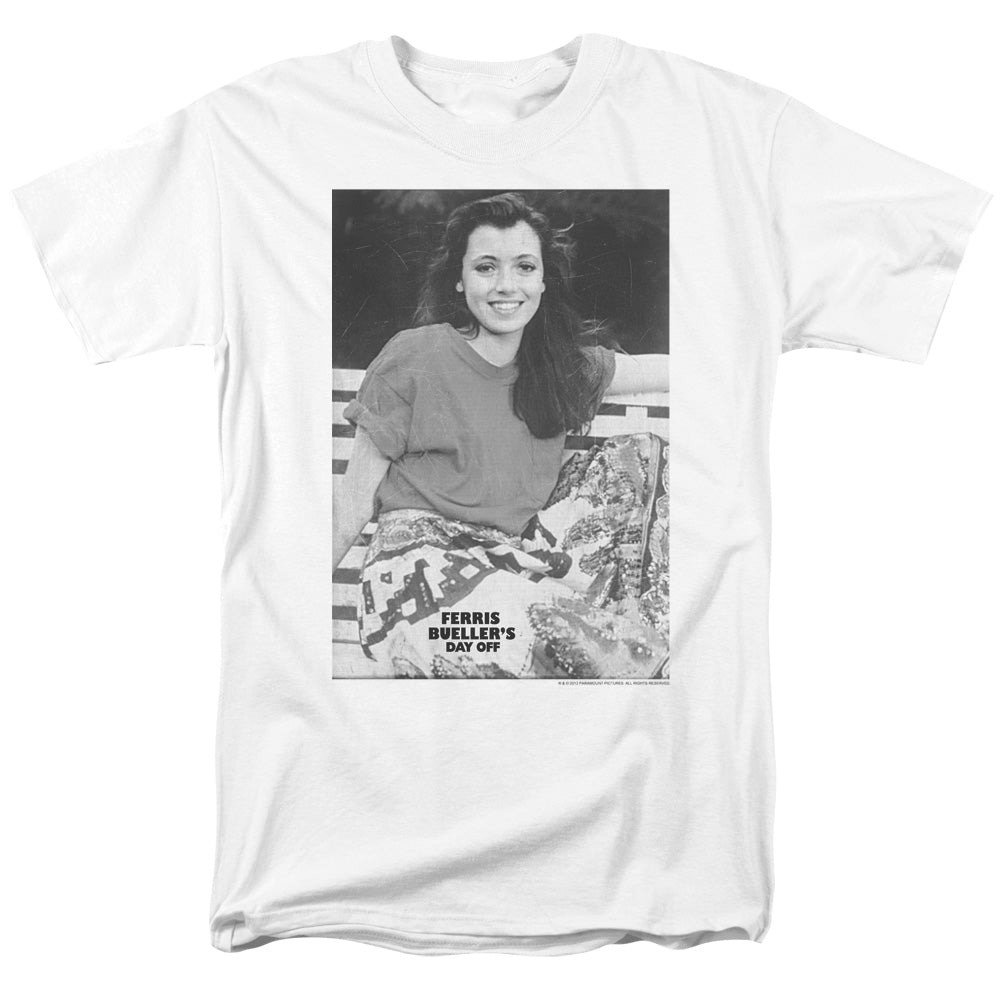 Ferris Bueller Sloane Mens T Shirt White