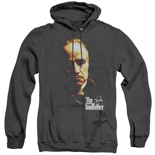 Godfather Don Vito Heather Mens Hoodie Black Officially Licensed
