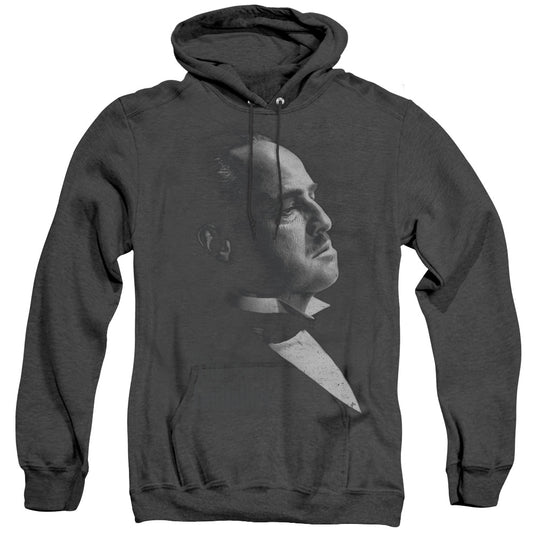Godfather Graphic Vito Heather Mens Hoodie Black Officially Licensed