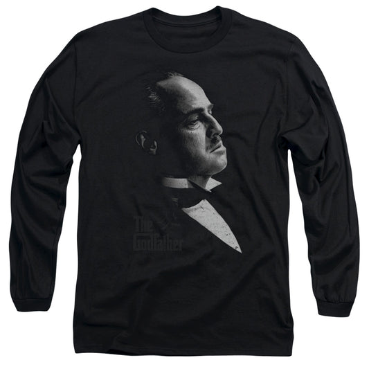 Godfather Graphic Vito Mens Long Sleeve Shirt Black Officially Licensed