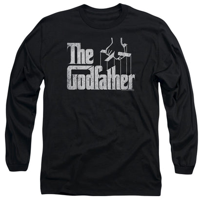 Godfather Logo Mens Long Sleeve Shirt Black Officially Licensed