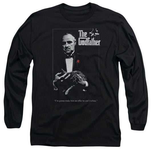 Godfather Poster Mens Long Sleeve Shirt Black Officially Licensed