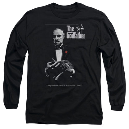 Godfather Poster Mens Long Sleeve Shirt Black Officially Licensed