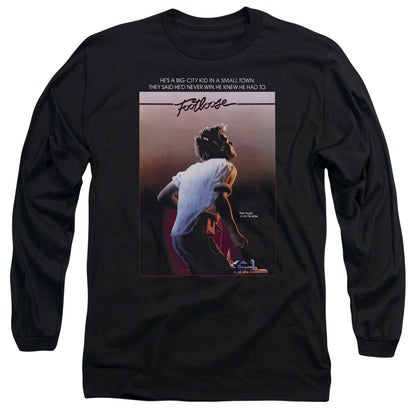 Footloose Poster Mens Long Sleeve Shirt Black Officially Licensed Officially Licensed