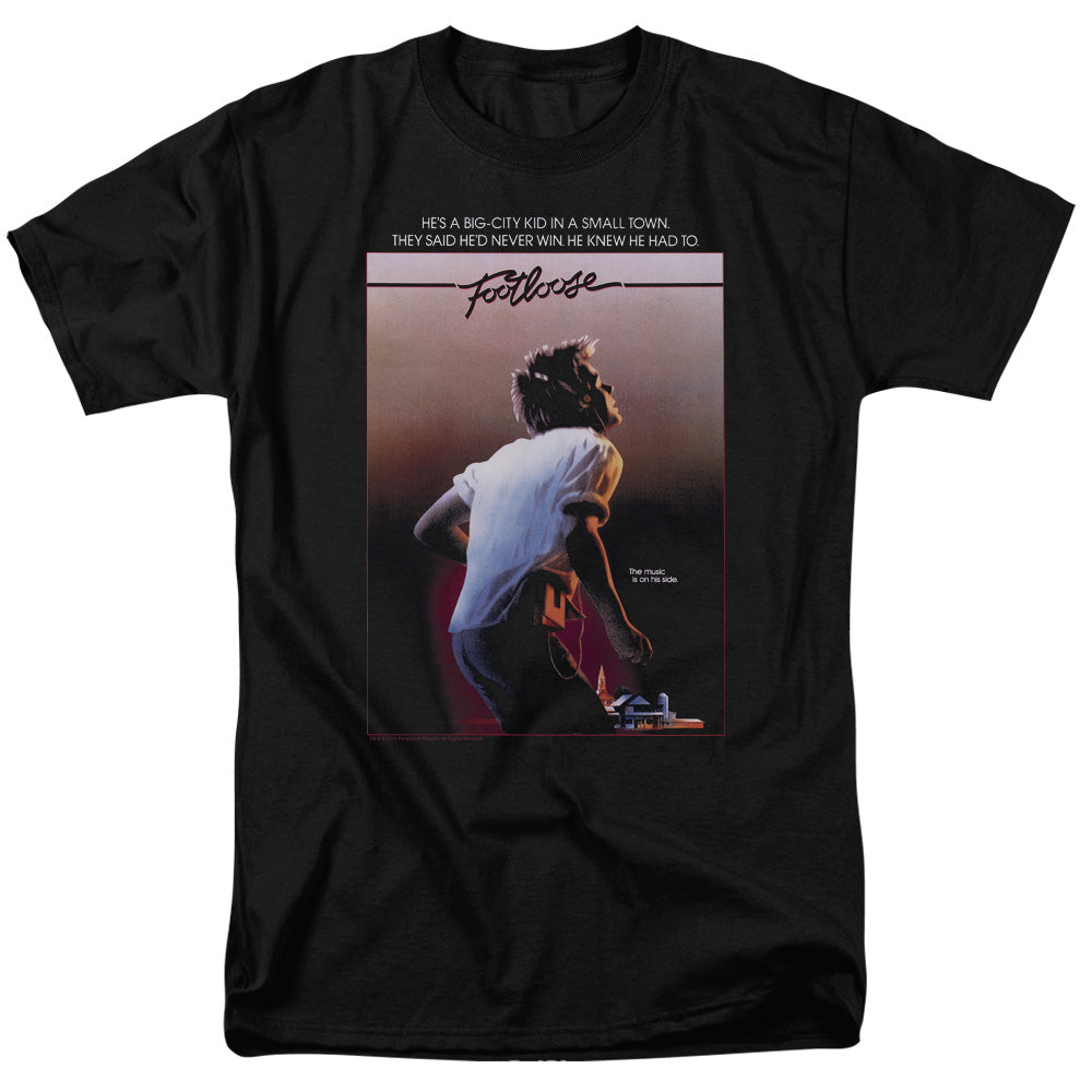 Footloose Poster Mens T Shirt Black
