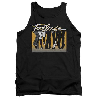 Footloose Dance Party Mens Tank Top Shirt Black