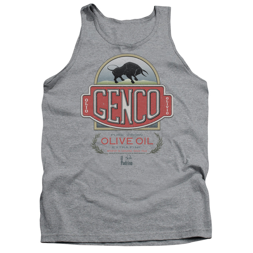 Godfather Genco Olive Oil Mens Tank Top Shirt Athletic Heather