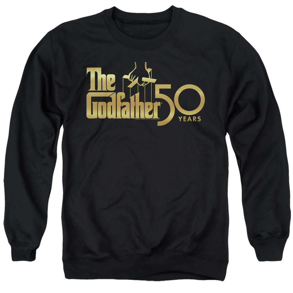 Godfather Godfather 50Th Logo Mens Crewneck Sweatshirt Black Officially Licensed