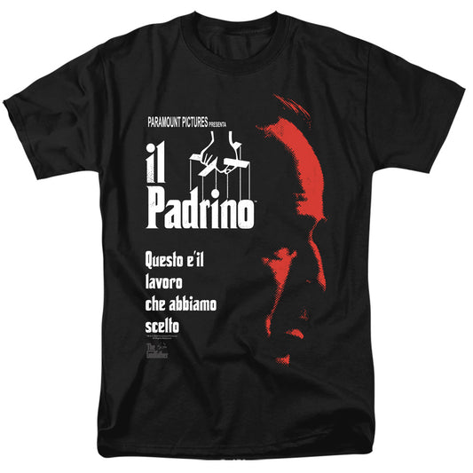 Godfather Italian Profile Mens T Shirt Black