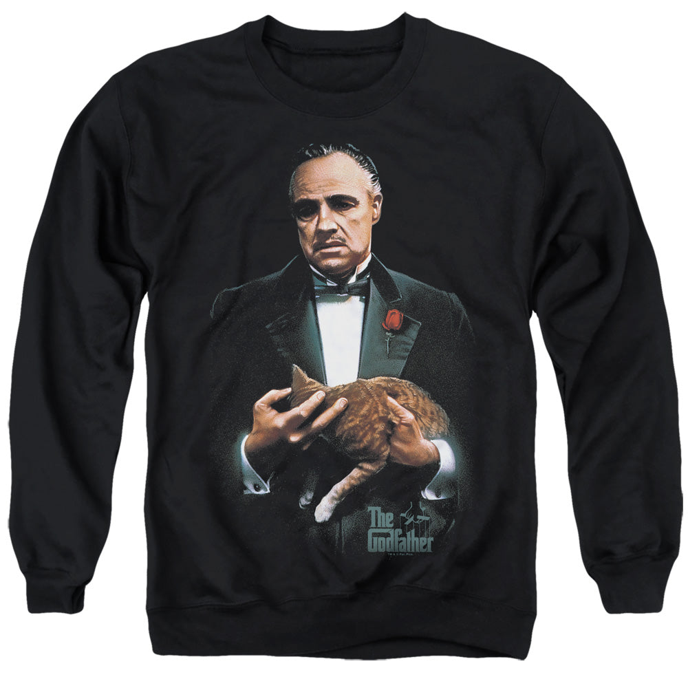 Godfather Painted Poster Mens Crewneck Sweatshirt Black Officially Licensed