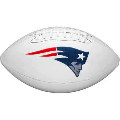 New England Patriots Embroidered Logo Signature Series Full Size Football