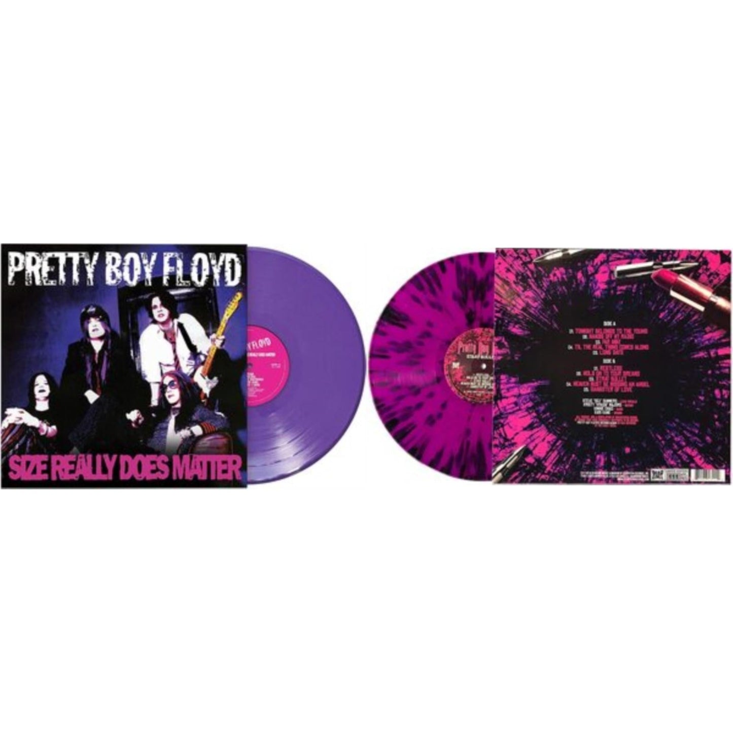 Pretty Boy Floyd - Size Really Does Matter (Purple LP Vinyl) & Stray Bullet (Splatter LP Vinyl)
