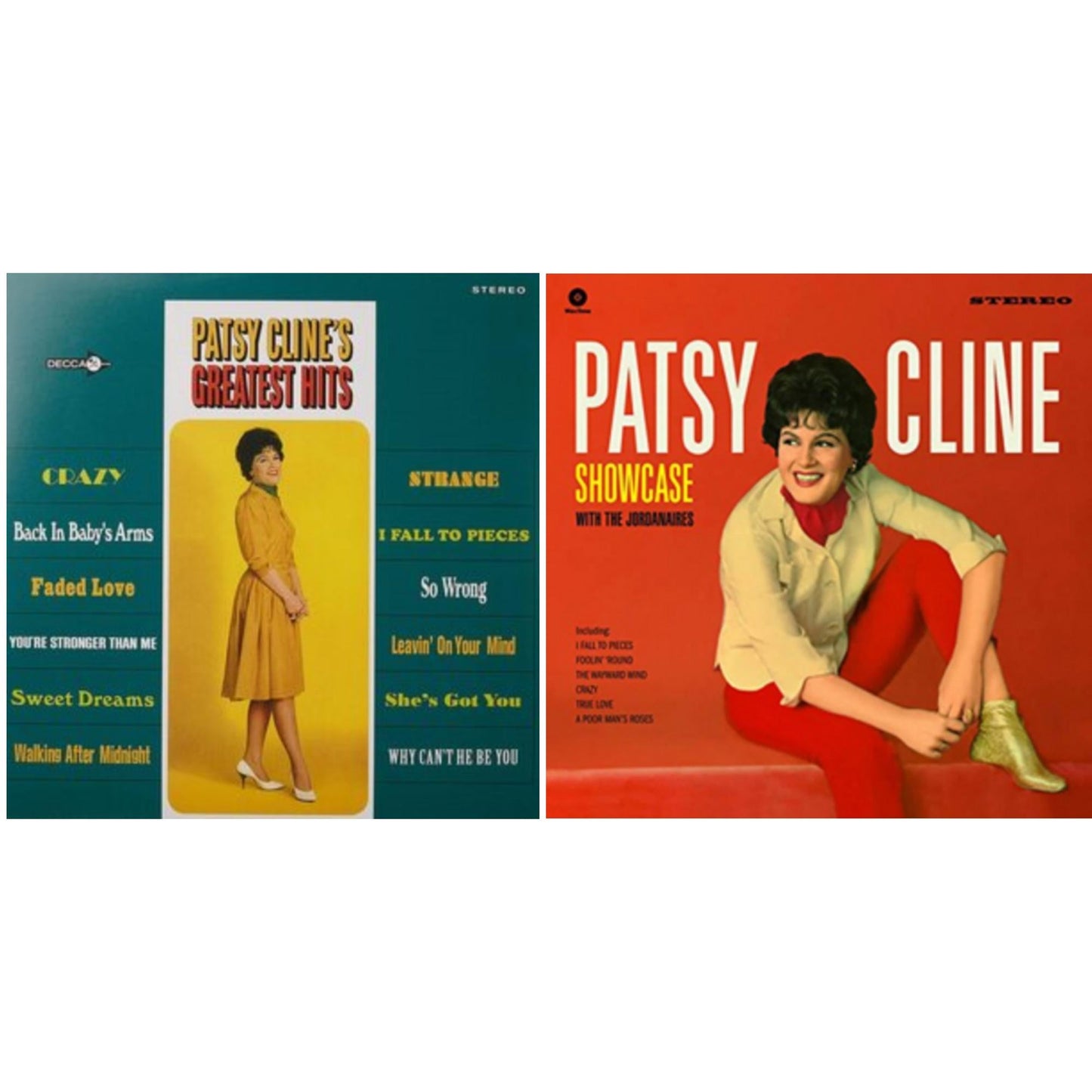 Patsy Cline - Greatest Hits & Showcase - LP Vinyl Bundle
