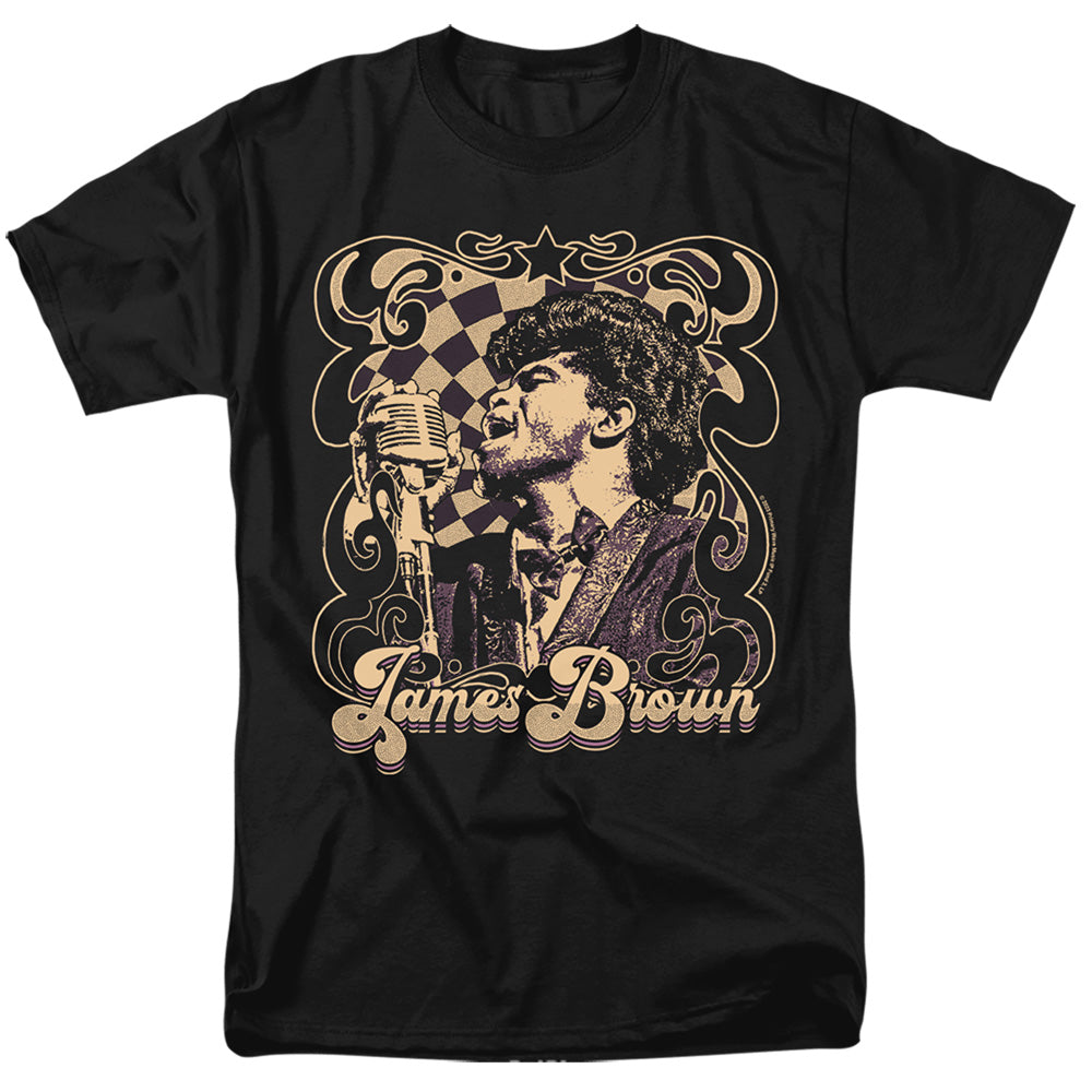 Funky Poster Mens T Shirt Charcoal