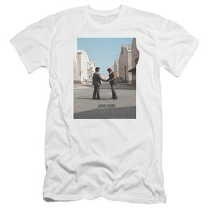 Pink Floyd Wish You Were Here Premium Bella Canvas Slim Fit Mens T Shirt White