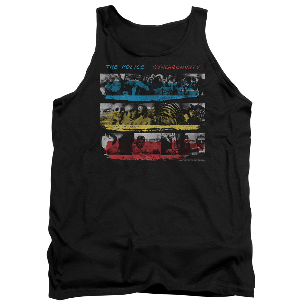 The Police Syncronicity Mens Tank Top Shirt Black