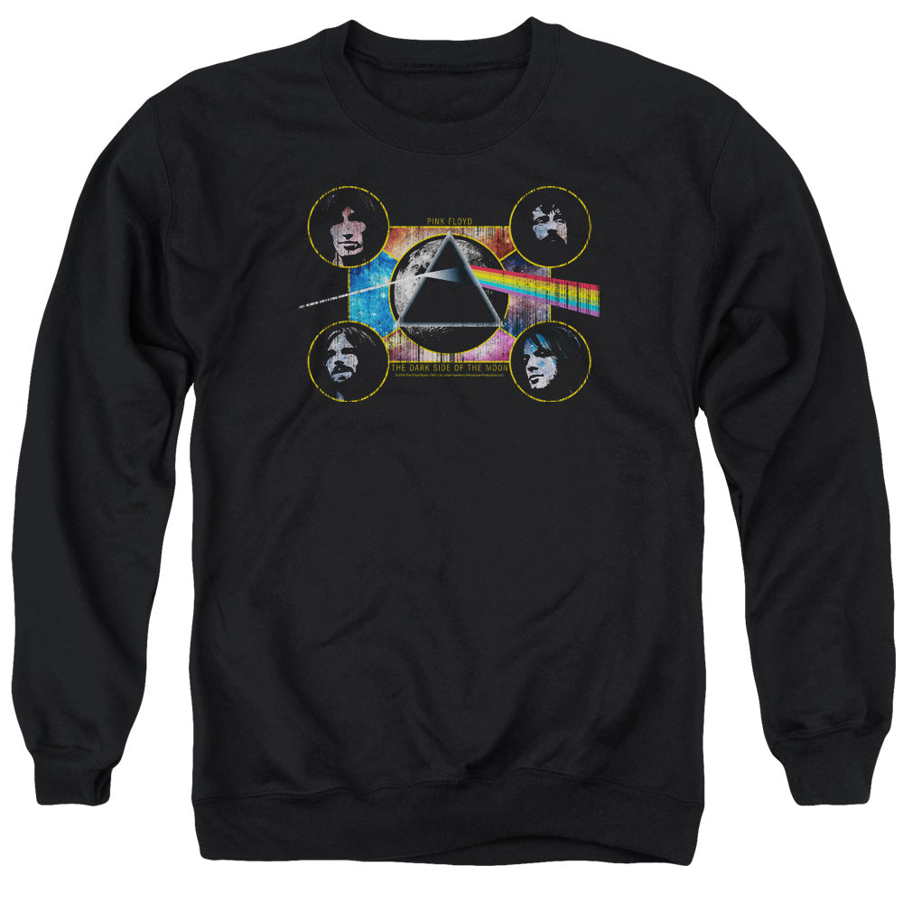 Pink Floyd Dark Side Heads Mens Crewneck Sweatshirt Black