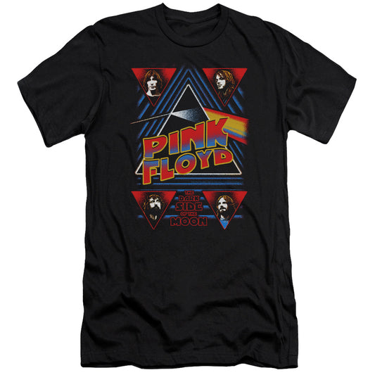 Pink Floyd Dark Side Hbo Premium Bella Canvas Slim Fit Mens T Shirt Black