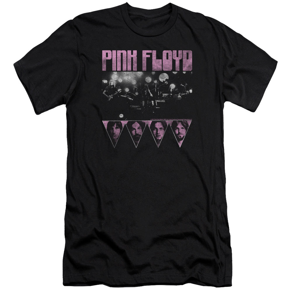 Pink Floyd Pink Four Hbo Premium Bella Canvas Slim Fit Mens T Shirt Black