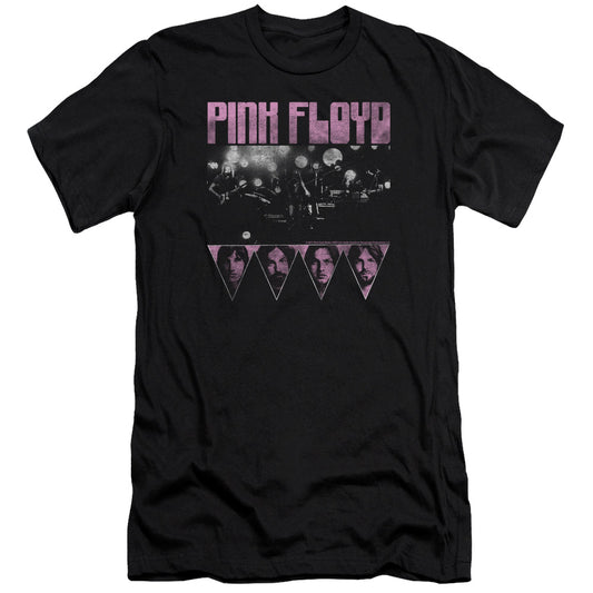 Pink Floyd Pink Four Hbo Premium Bella Canvas Slim Fit Mens T Shirt Black