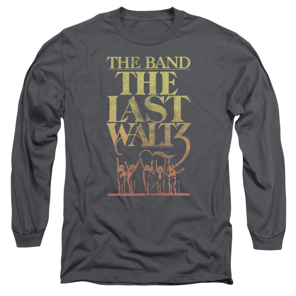 The Band The Last Waltz Mens Long Sleeve Shirt Charcoal Officially Licensed