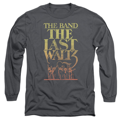 The Band The Last Waltz Mens Long Sleeve Shirt Charcoal Officially Licensed