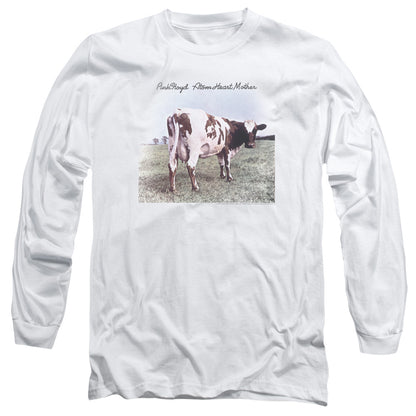 Pink Floyd Atom Heart Mother Mens Long Sleeve Shirt White