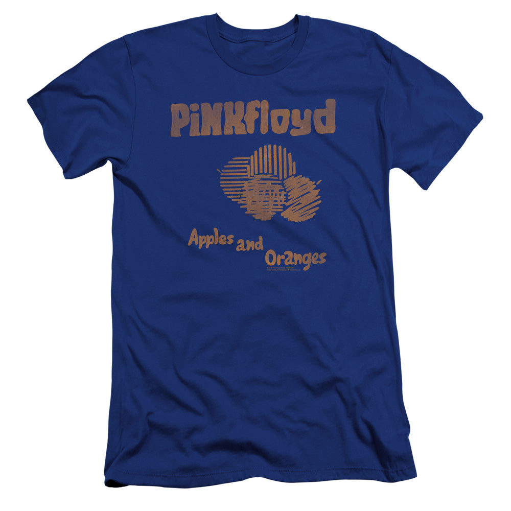 Pink Floyd Apples And Oranges Hbo Premium Bella Canvas Slim Fit Mens T Shirt Royal Blue