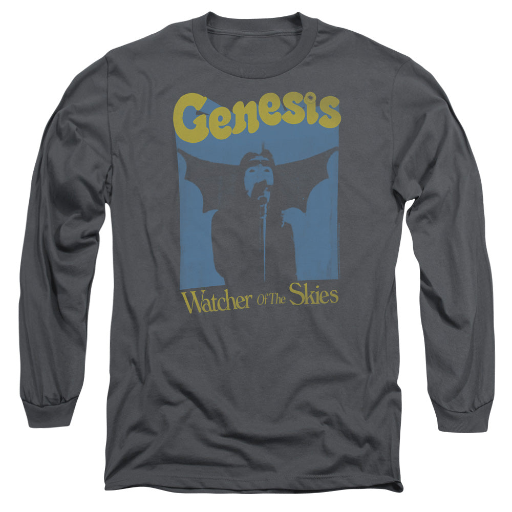 Genesis Watcher Of The Skies Mens Long Sleeve Shirt Charcoal