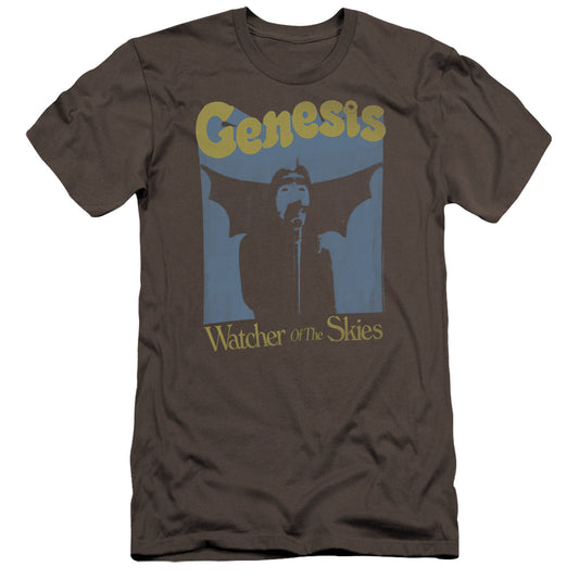 Genesis Watcher Of The Skies Hbo Premium Bella Canvas Slim Fit Mens T Shirt Charcoal