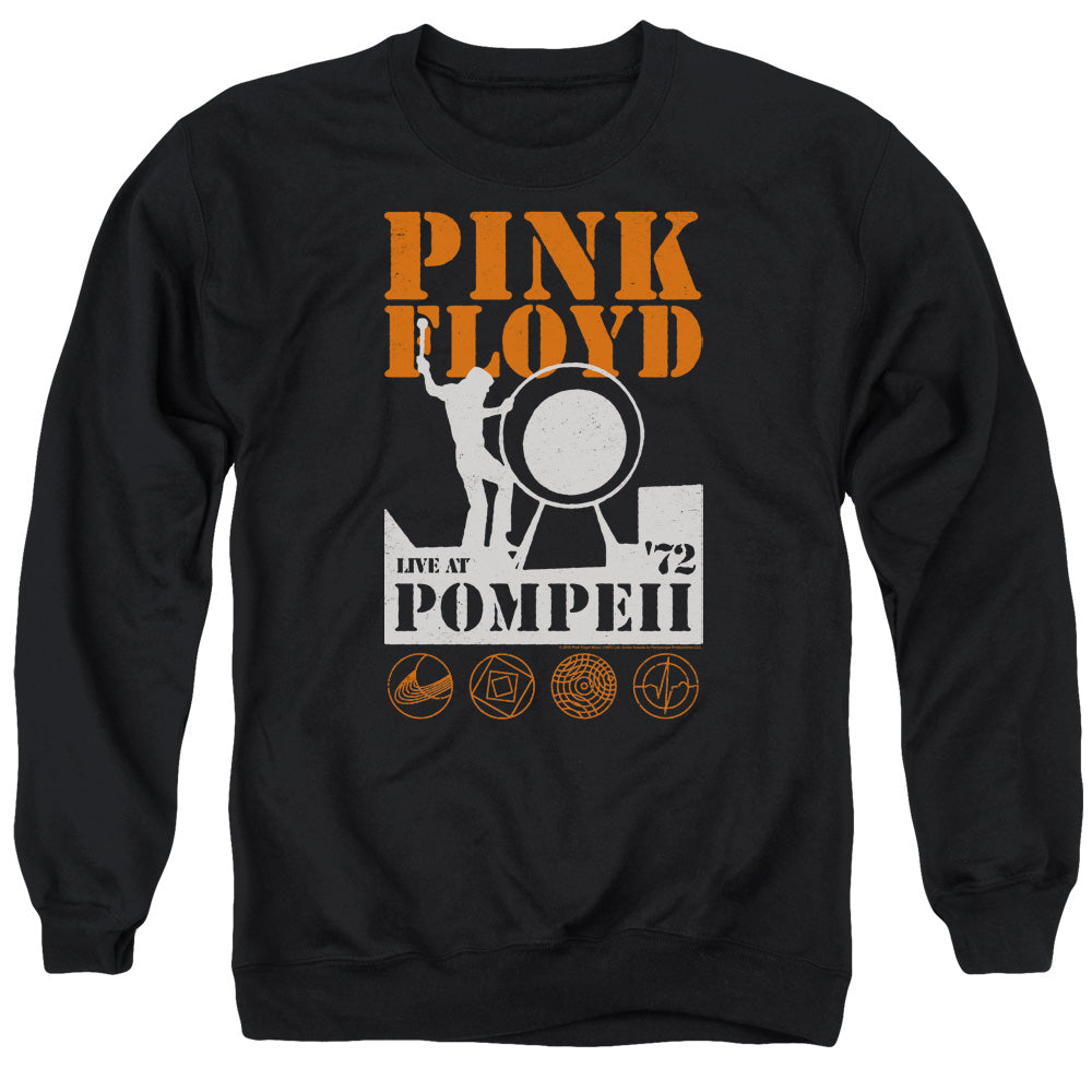 Pink Floyd Pompeii Mens Crewneck Sweatshirt Black