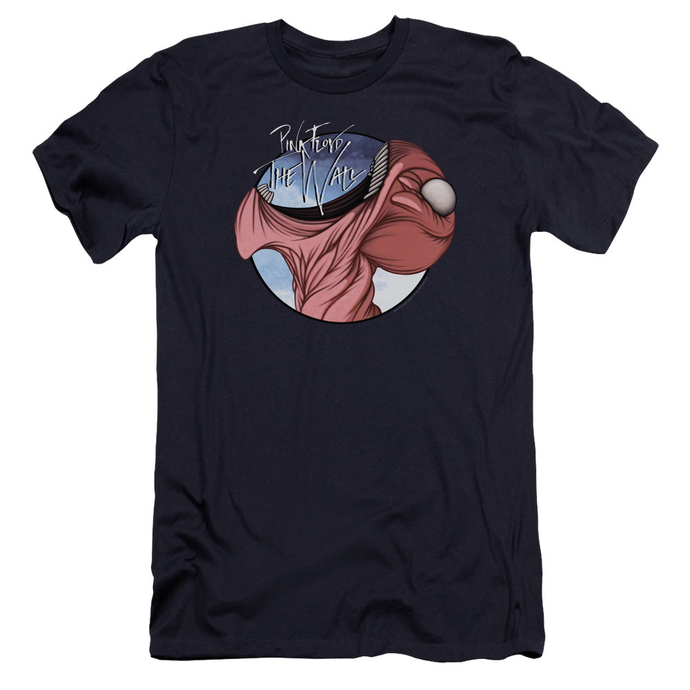 Pink Floyd Open Wide Hbo Premium Bella Canvas Slim Fit Mens T Shirt Navy