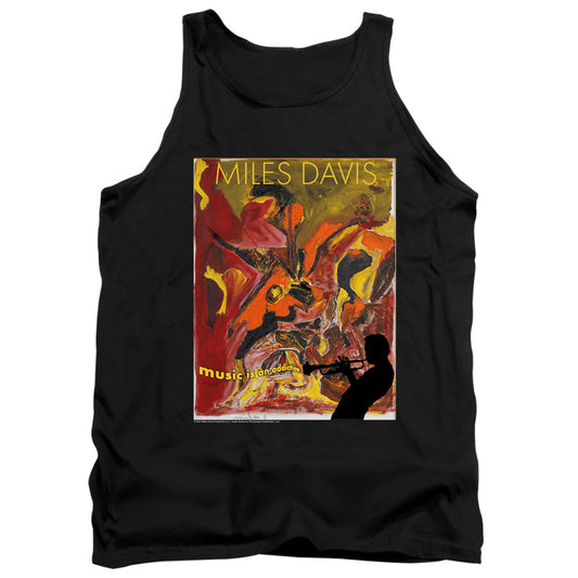 Miles Davis Music Is An Addiction Mens Tank Top Shirt Black